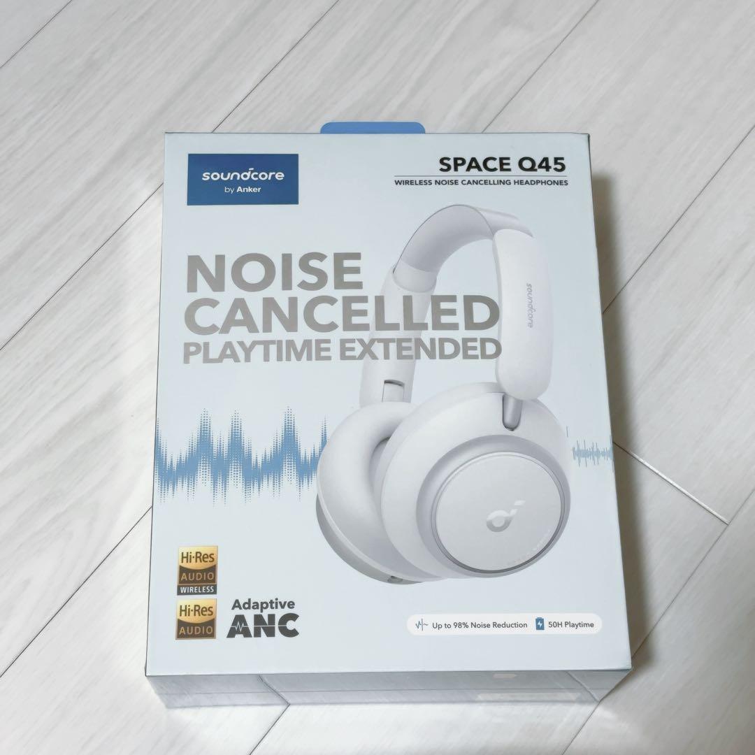 ヘッドホン Anker soundcore space Q45 white Amazon.com: Soundcore by Anker Space Q45 Adaptive Active Noise