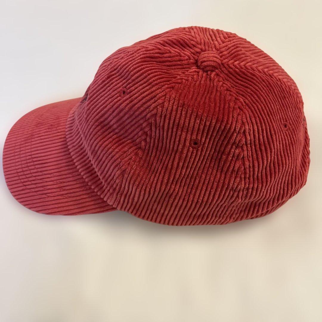 美品 90s ポロ ラルフローレン コーデュロイ キャップ 赤 ヴィンテージ