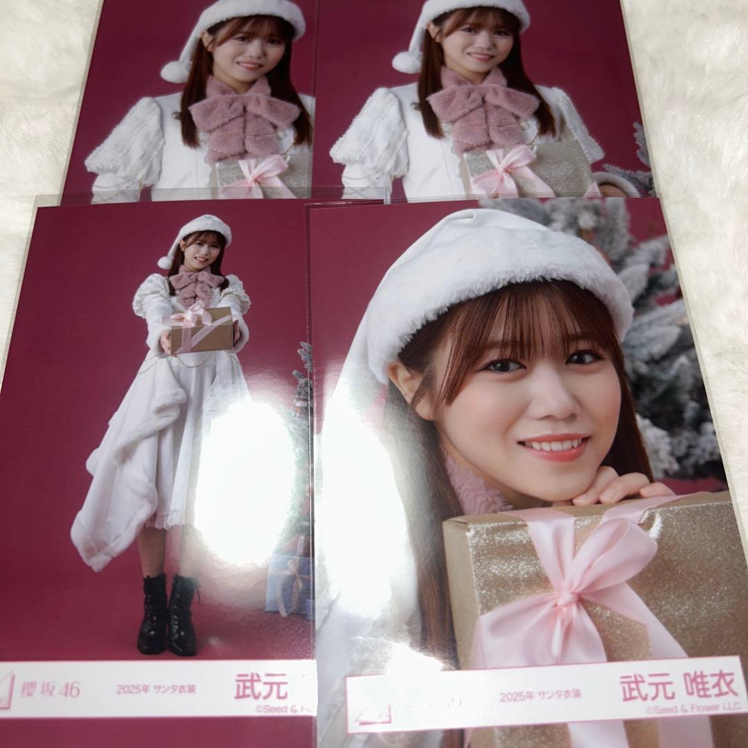 櫻坂46 2025年 サンタ衣装 生写真 武元唯衣 - メルカリ