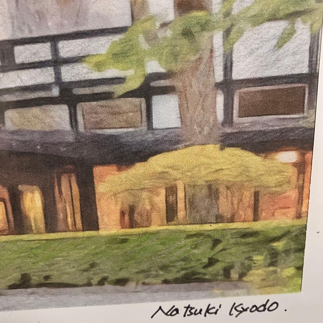 ジブリアート⑦ 風立ちぬより「万平ホテル」額装品 額縁寸法32.7