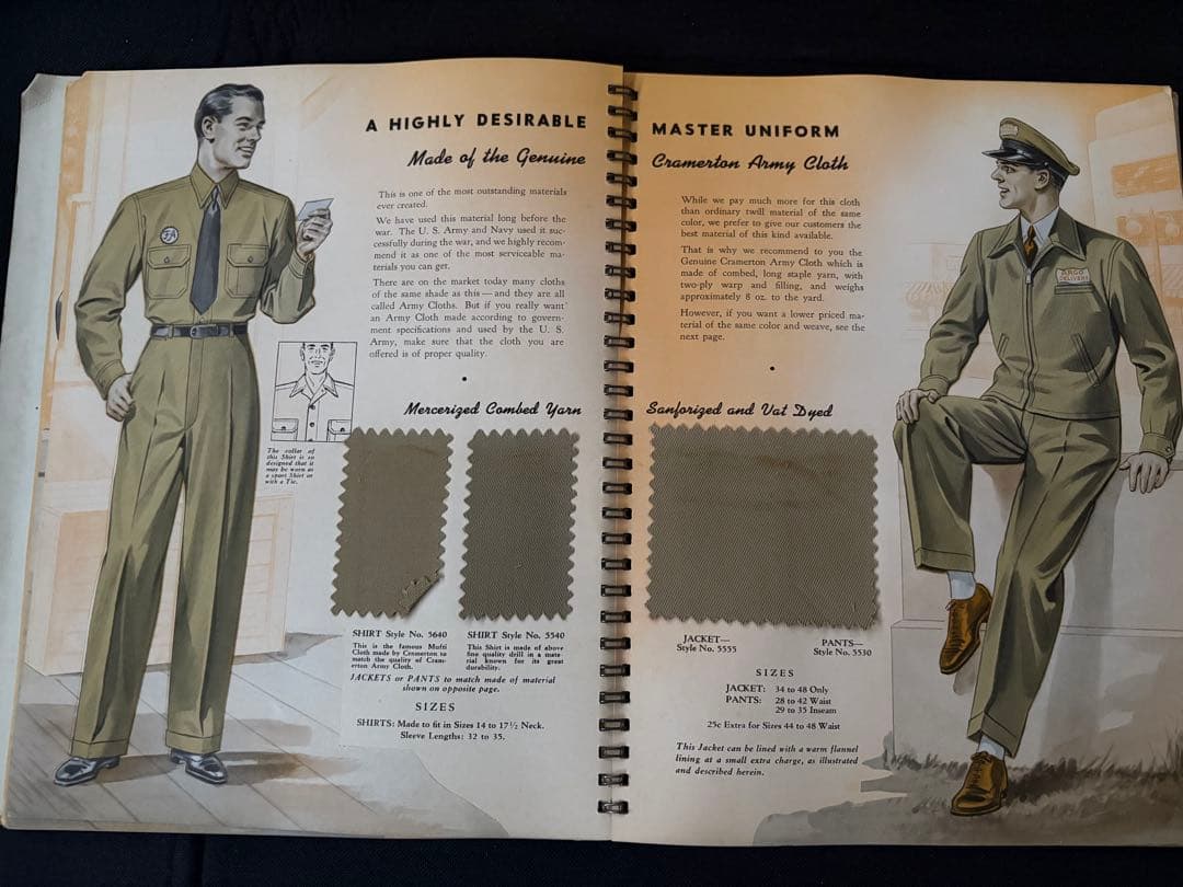 50s Master Garment Corp. ワークウェア カタログ 作業服 50s Master