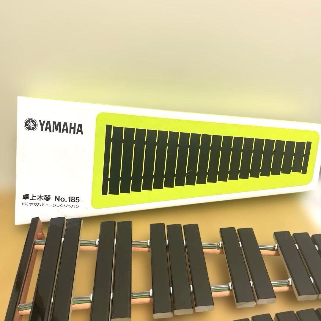 YAMAHA 卓上木琴 No.185 楽器 ヤマハ 木琴 30音 マレット付 - メルカリ