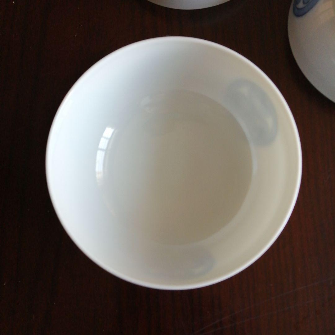 瀬戸焼 伊藤伊平 染付葵文汲出碗 5客 10cm - メルカリ