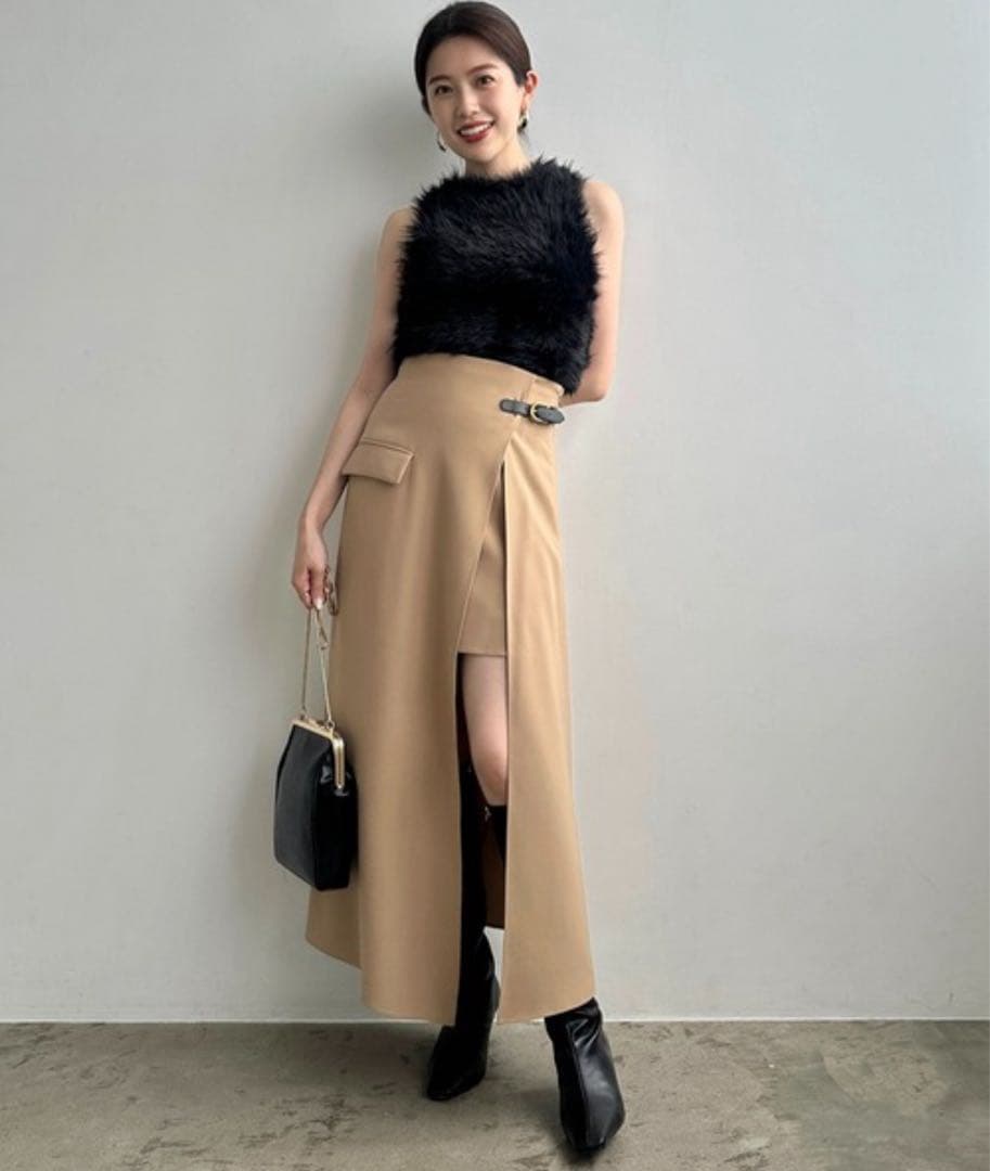 新品未使用 anuans キュロット MEDIUM ベージュ レディース