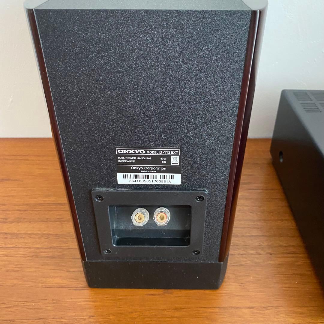 電源コード、スピーカーケーブルなし】ONKYO スピーカーとアンプセット