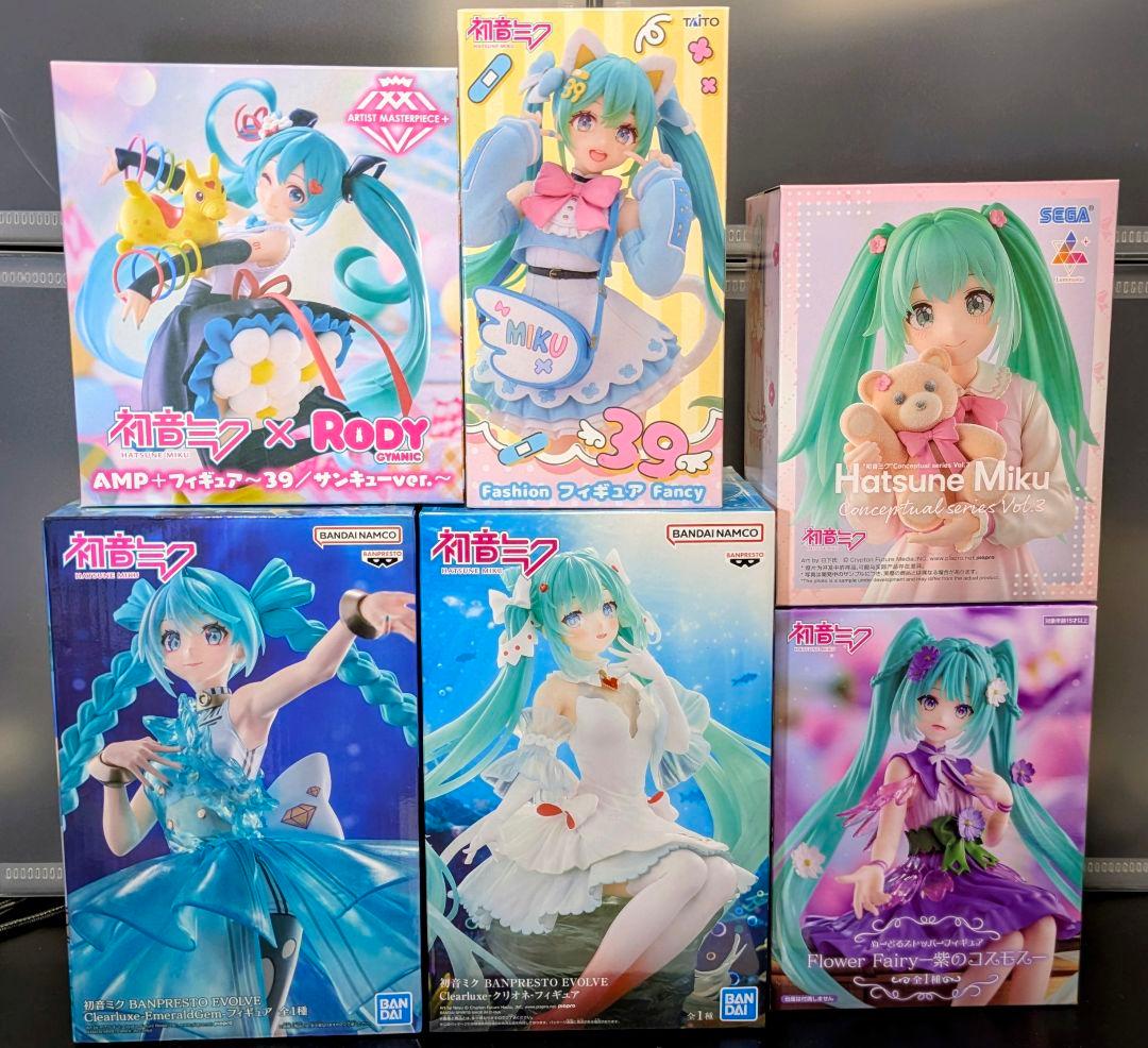 初音ミク フィギュア 6点セット まとめ売り（プライズ） - メルカリ