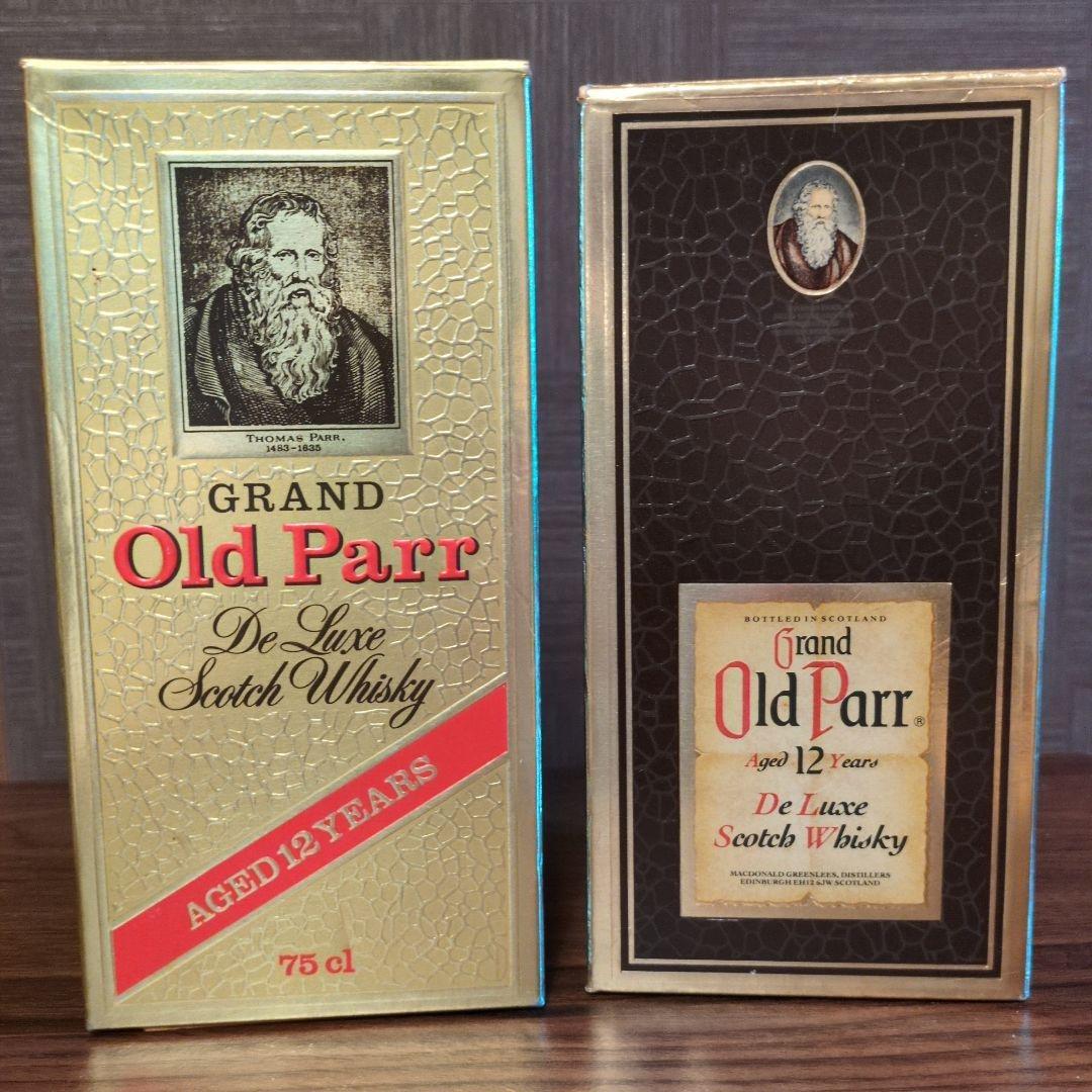 Old Parr 12年 スコッチウイスキー 750ml 古酒3本 未開封 オールドパー