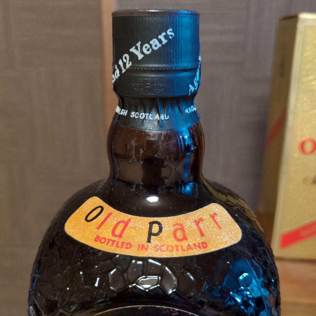 Old Parr 12年 スコッチウイスキー 750ml 古酒3本 未開封 オールドパー