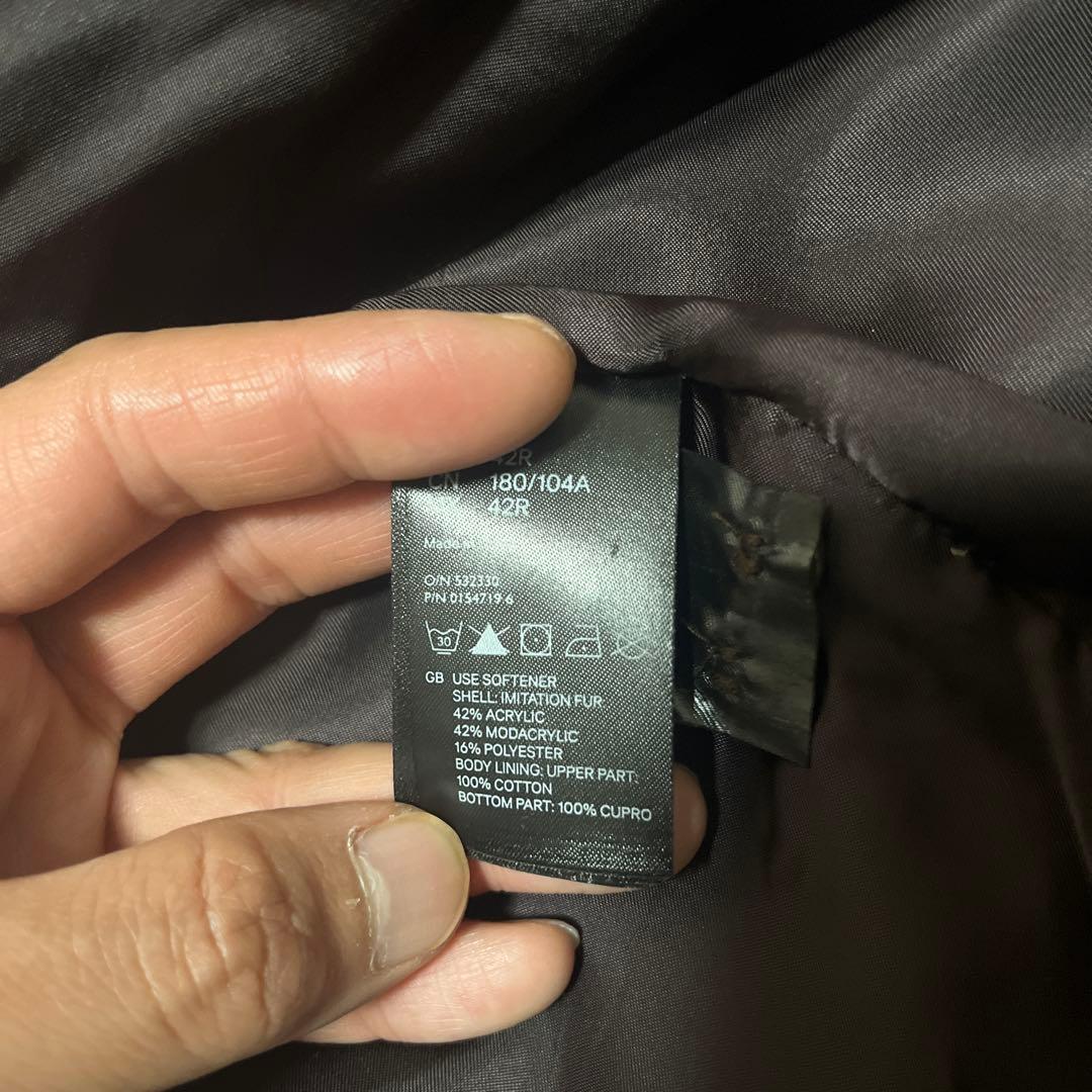  マルタンマルジェラ　ビーバーフェイクファーコート size XL