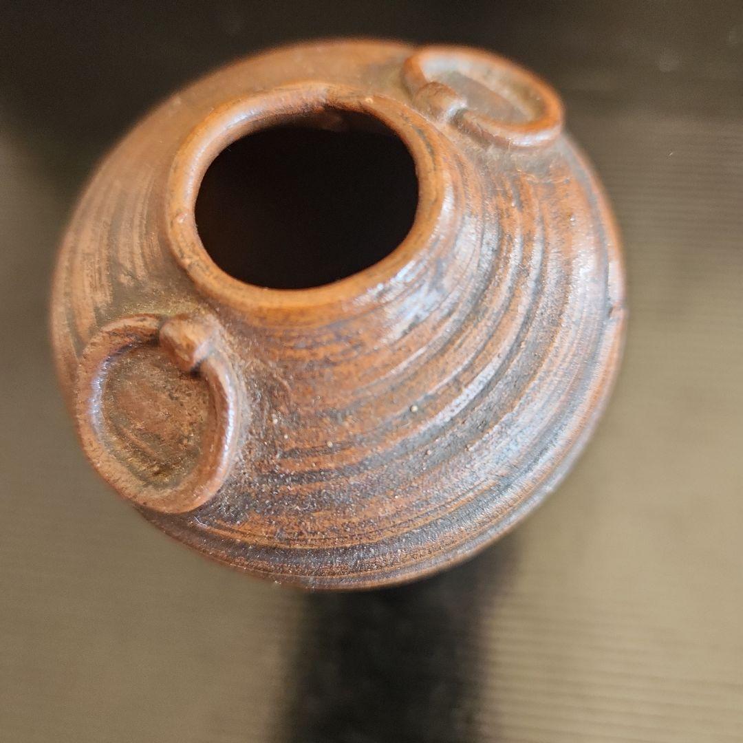 ◼️最強の赤楽茶碗◼️蔵から出て来たミリタリーの様な凄い赤楽茶碗