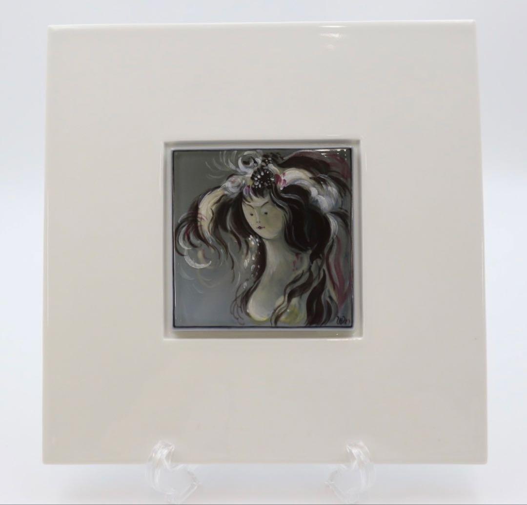 マイセン MEISSEN 人物図 プラーク 陶板画 壁掛け