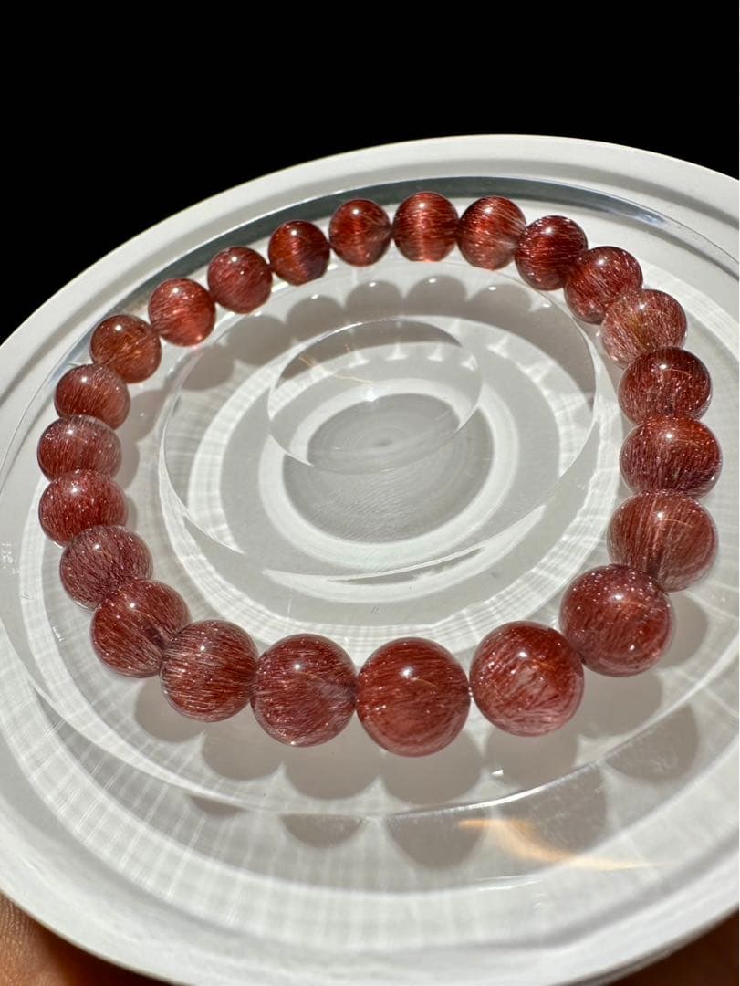 限定価格　スーパーセブン　レッドスーパーセブン　天然石 ブレスレット