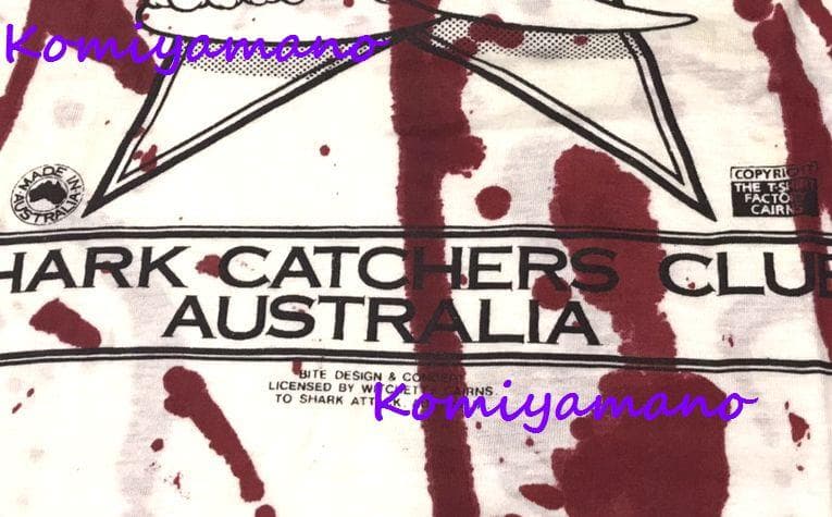 80sビンテージ Tシャツ Shark Catchers Club シャーク 鮫