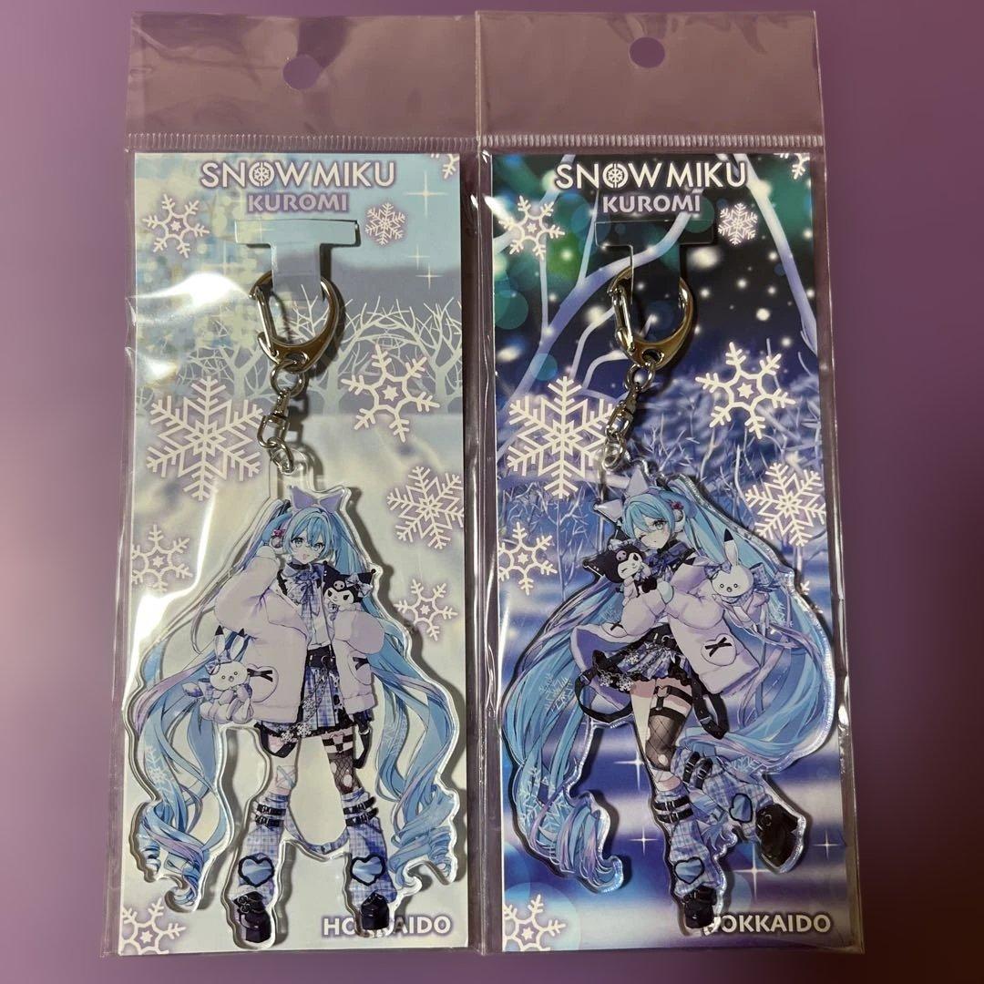 SNOW MIKU &KUROMI アクリルキーホルダー 2026 初音ミク - メルカリ