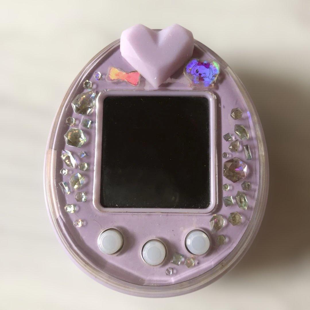 たまごっちピース＆ストラップ取説シール付き