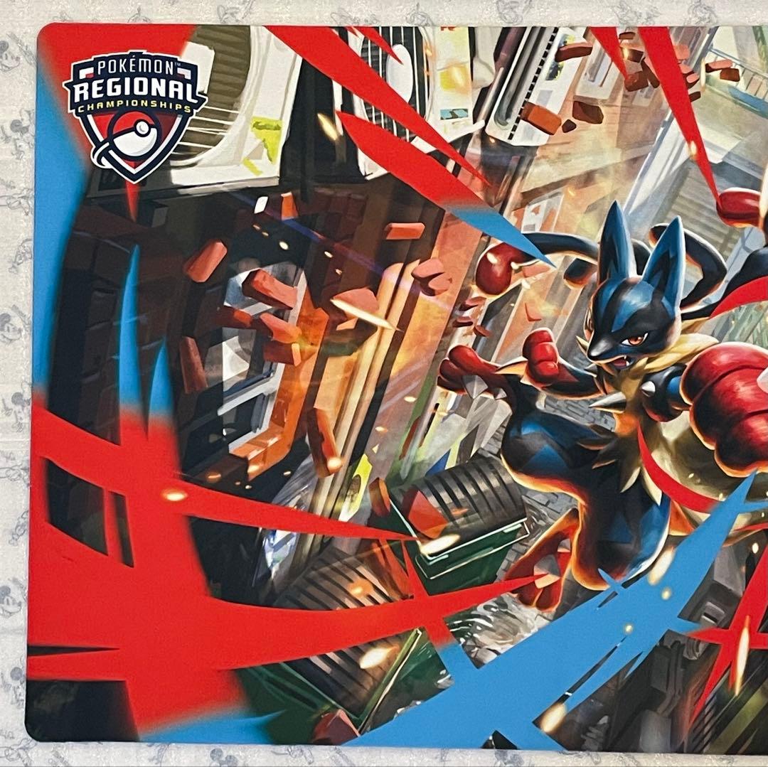 希少 メガルカリオ リージョナル プレイマット ポケモンカード 公式品