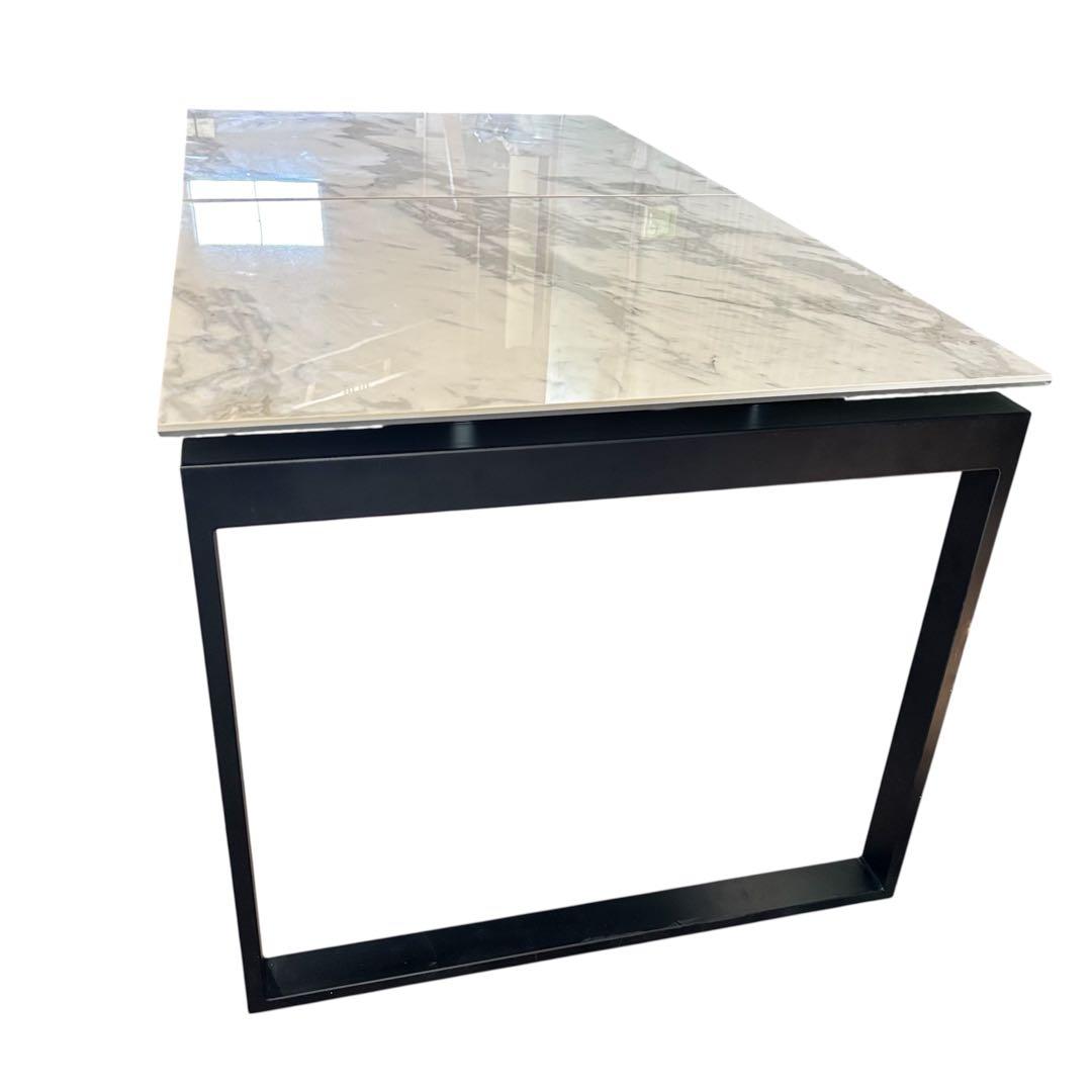 ニトリ セラミック ダイニングテーブル 伸縮式 天板延長 4人〜6人用