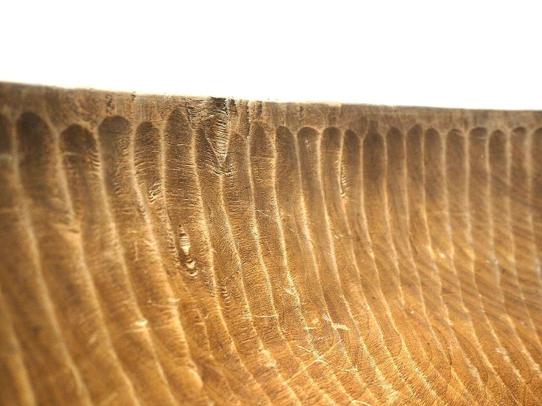 1322 W50cm レトロなこね鉢 捏ね鉢 蕎麦打ち うどん 古道具 木皿