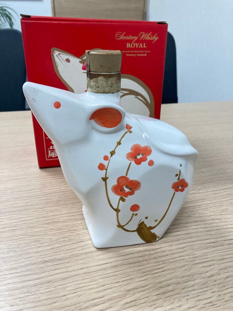 未開封】サントリーローヤル 干支ボトル 子歳（1996年）◇