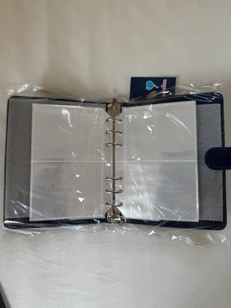 シール帳 バインダー サンリオ デニム ワッペン デニムワッペン