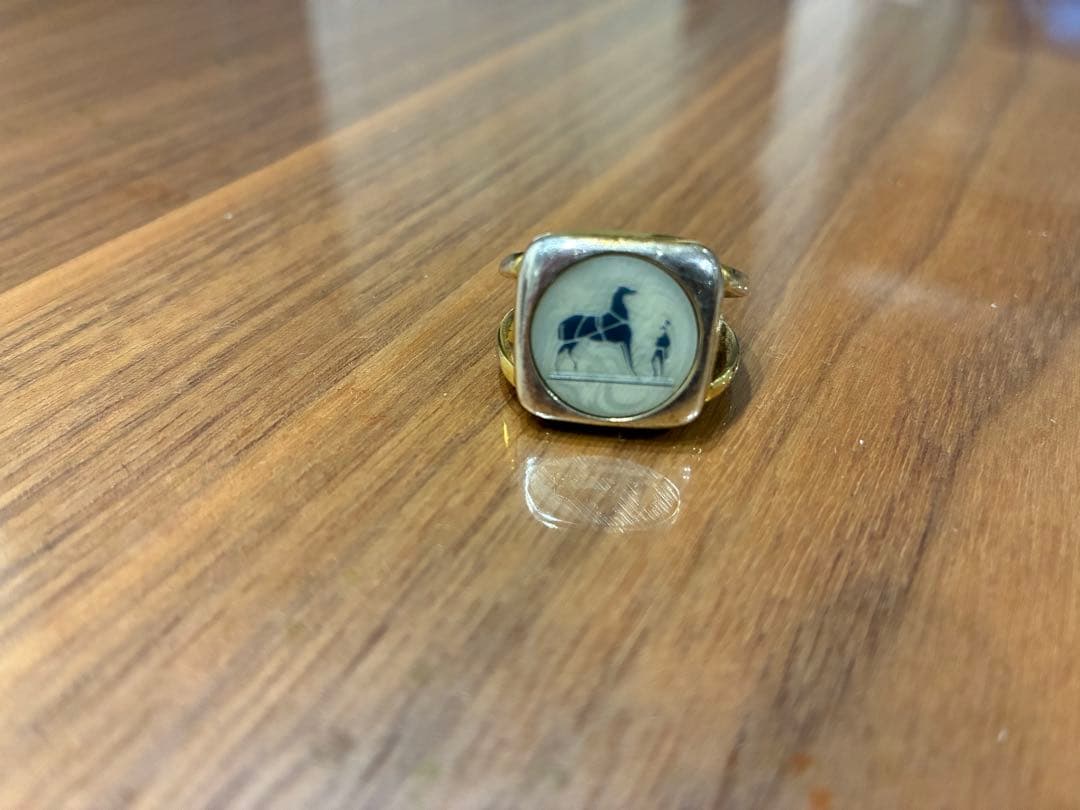 希少 ヴィンテージ エルメス HERMES コロゾセリエ リング 11号常田大希