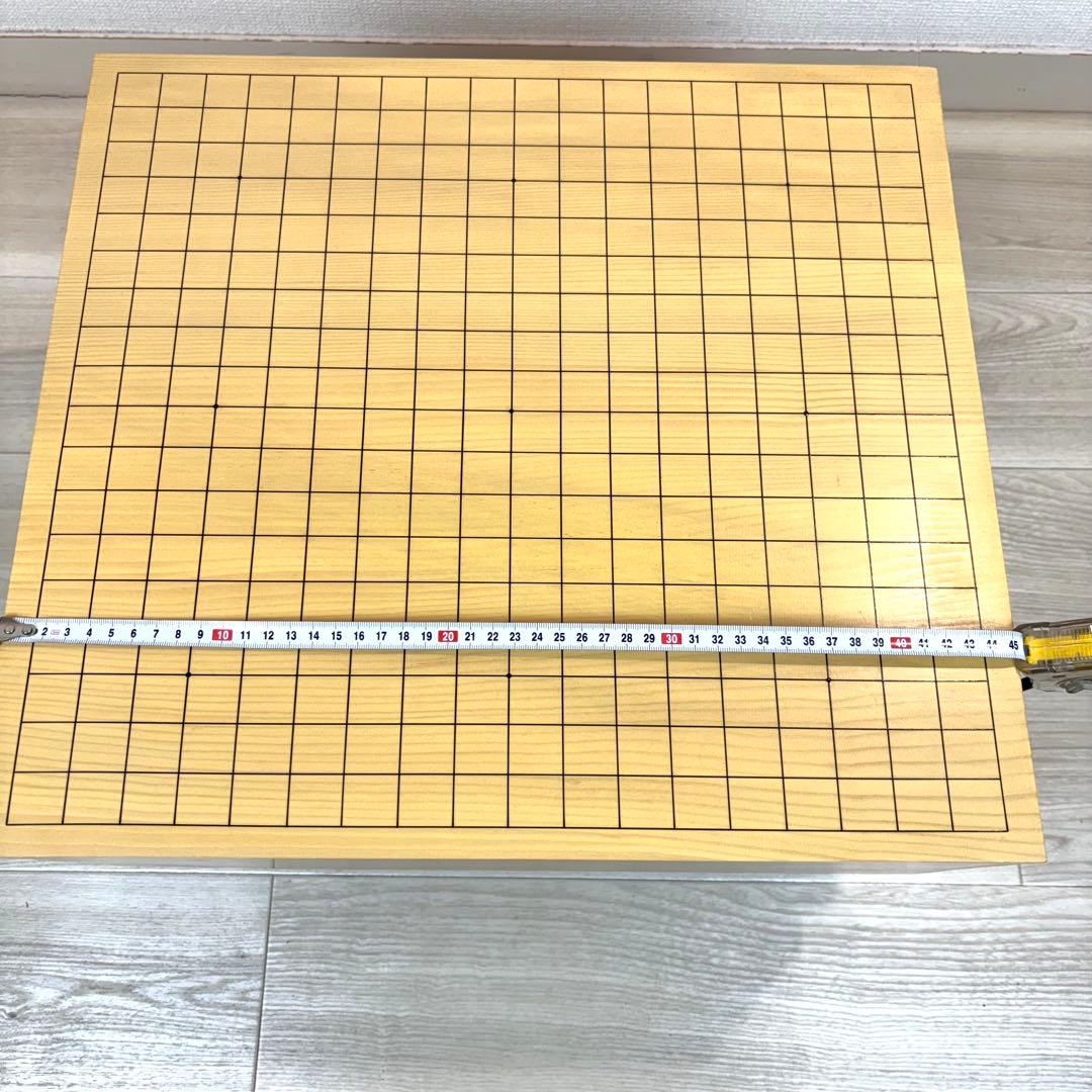 【美品】新榧　天地柾　碁盤蛤碁石号　碁笥セット 高級品　桐箱　碁盤へそ