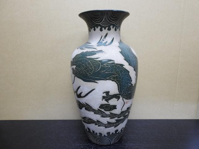 龍鳳凰壺　清朝？MA401