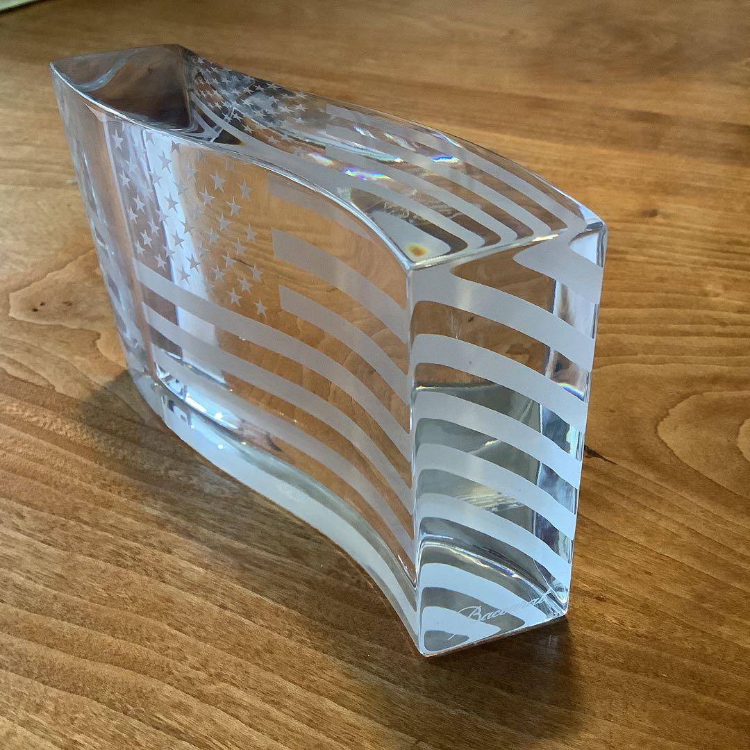 バカラ 星条旗の置物