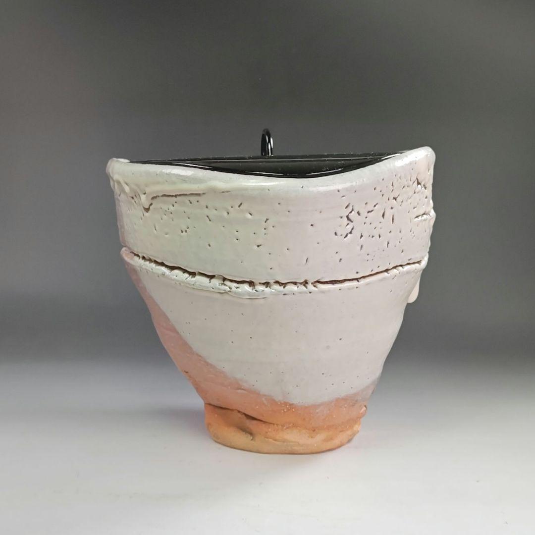 ウ202 水指『玉隆山 吉田萩苑』『萩焼編笠 水指 共