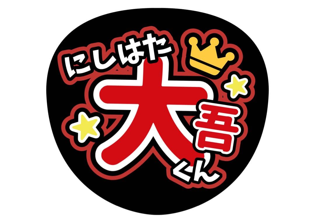 ファンサうちわ『なにわ男子』オーダーページ