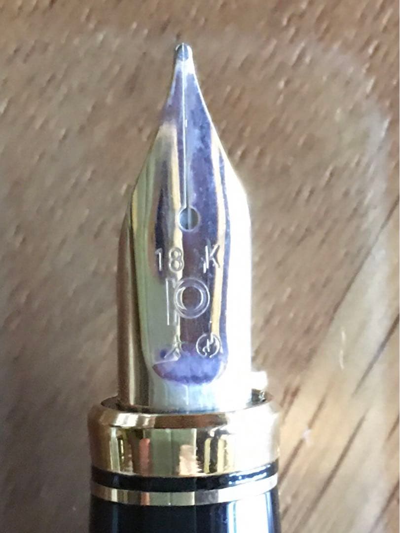 プラチナ 万年筆 18金 太字