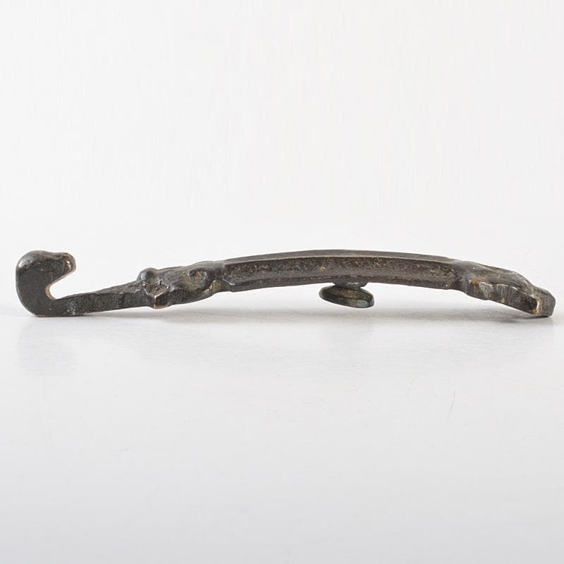 中国　古銅獣面　帯鈎　C　7708E