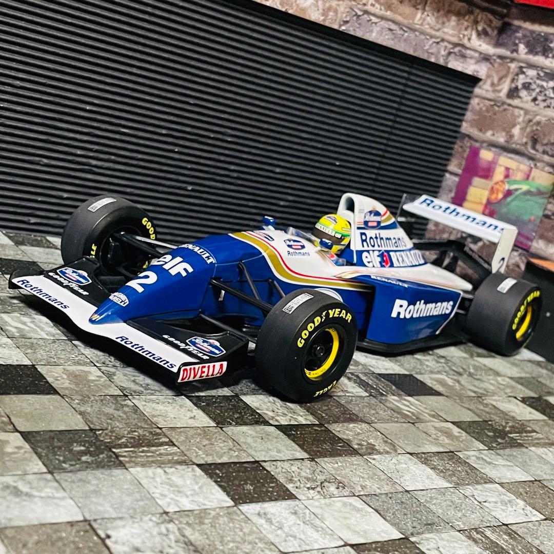 カスタム品 1/18 PMA ウィリアムズ ルノー FW16 アイルトン・セナ
