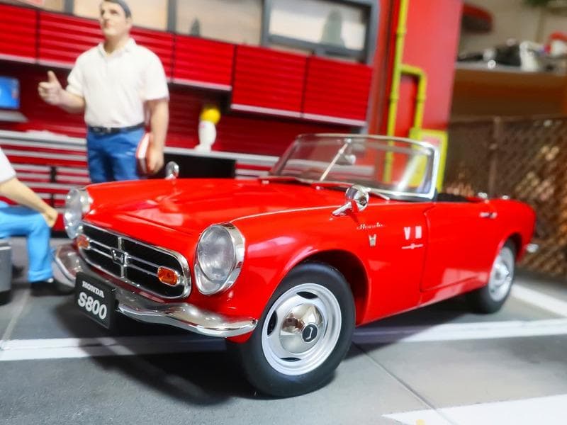 1/18 Aa HONDA S800オートアート ホンダ VAN仕様