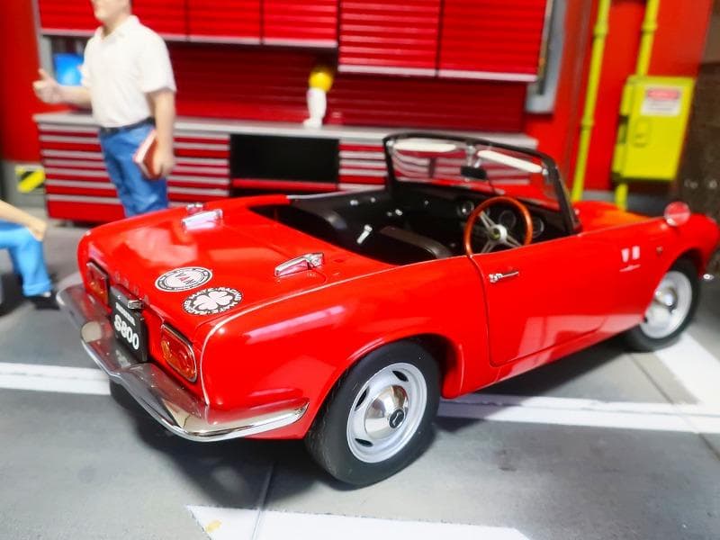 1/18 Aa HONDA S800オートアート ホンダ VAN仕様