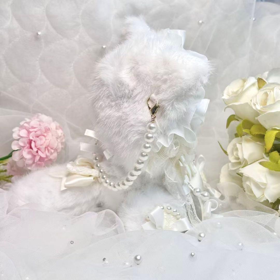 ひ♡ 様専用】 おすわりホワイト天使#33&おすわり黒白猫#54 2点セット