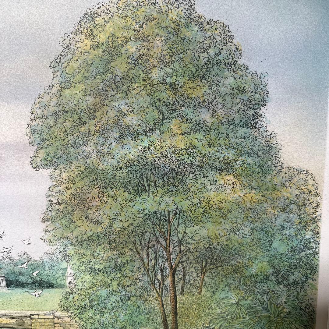 真作 リトグラフ ラフレスキ- 価値ある大型美術品 インテリア版画絵画