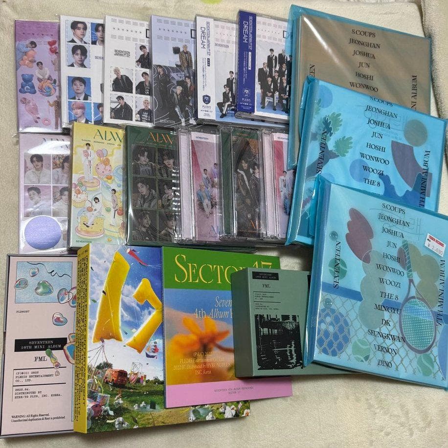 SEVENTEEN アルバム まとめ売り 19点 全て開封済 - メルカリ