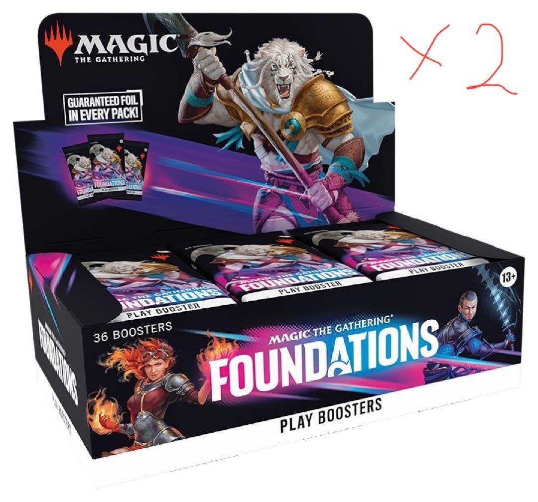 MTG FOUNDATIONS プレイブースター 2箱 英語版