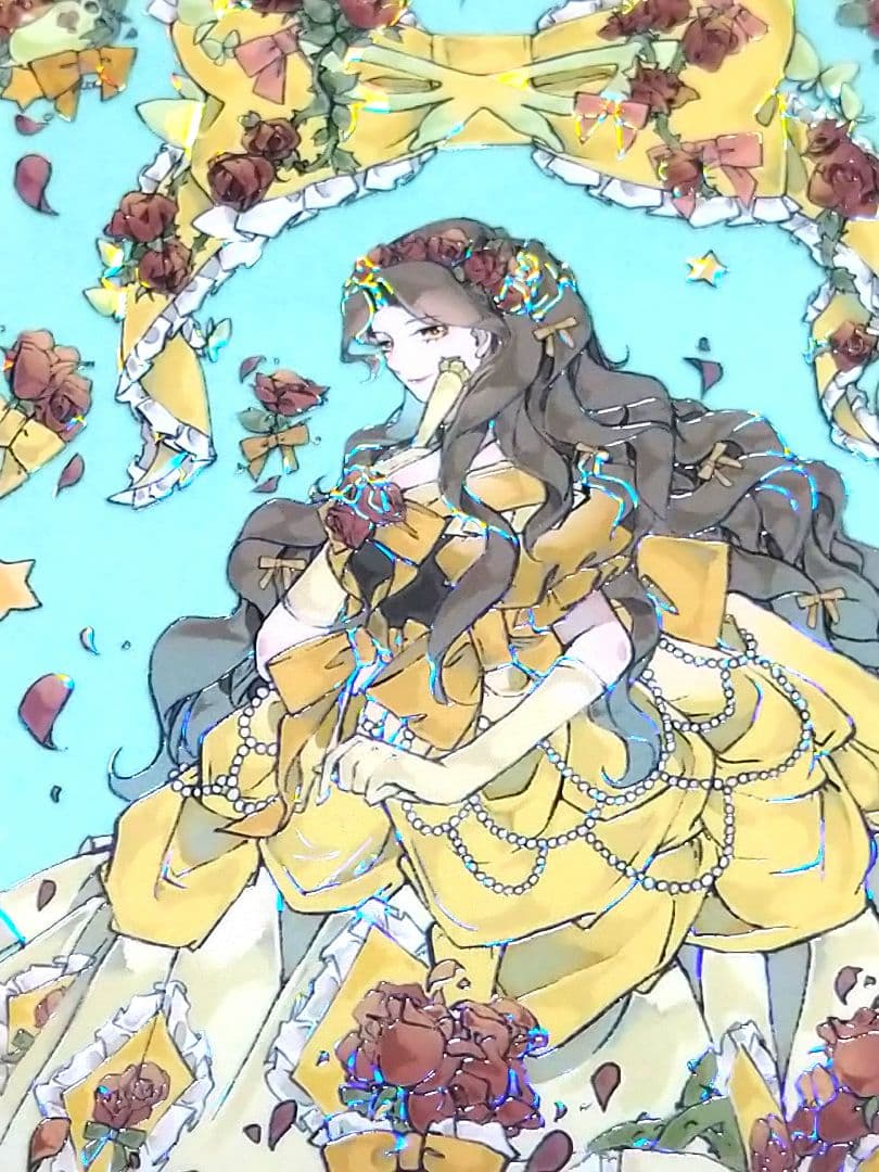 ✩のこり1✩J578＃公主舞会(贝壳光)切り売り海外人物マステ女の子