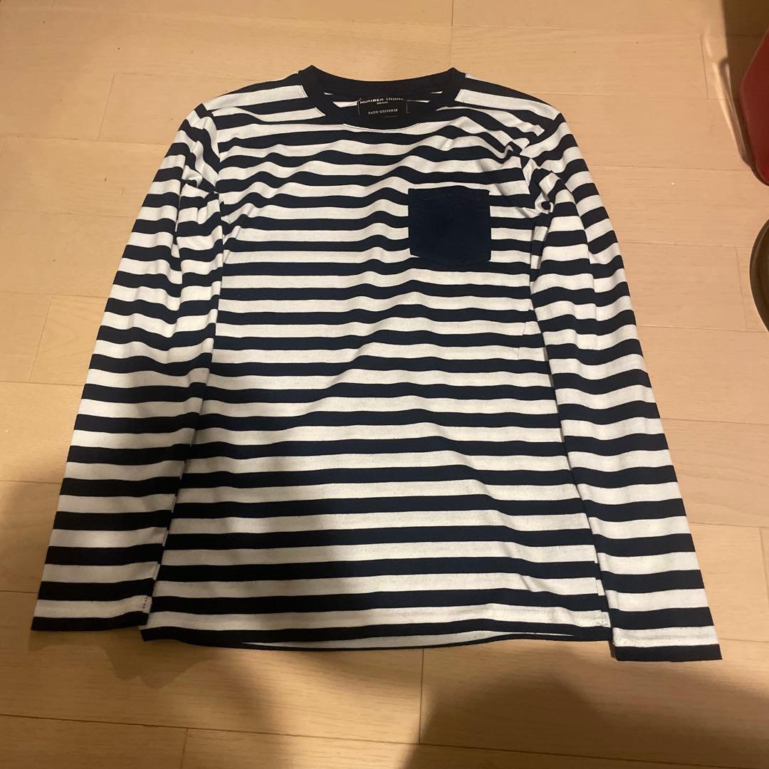 number nine ボーダー ロンT エディ archive ナンバーナイン - メルカリ