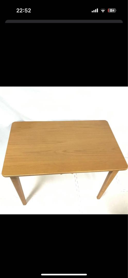 unico NAUHA カフェテーブル 引き出し付き