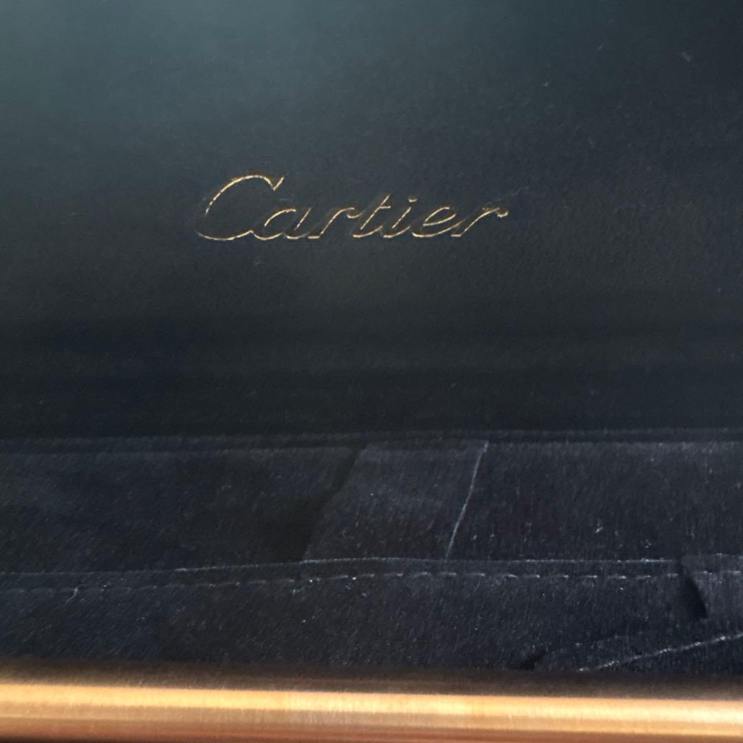 Cartier ゴールド ボールペン 専用ケース付き 名前入り