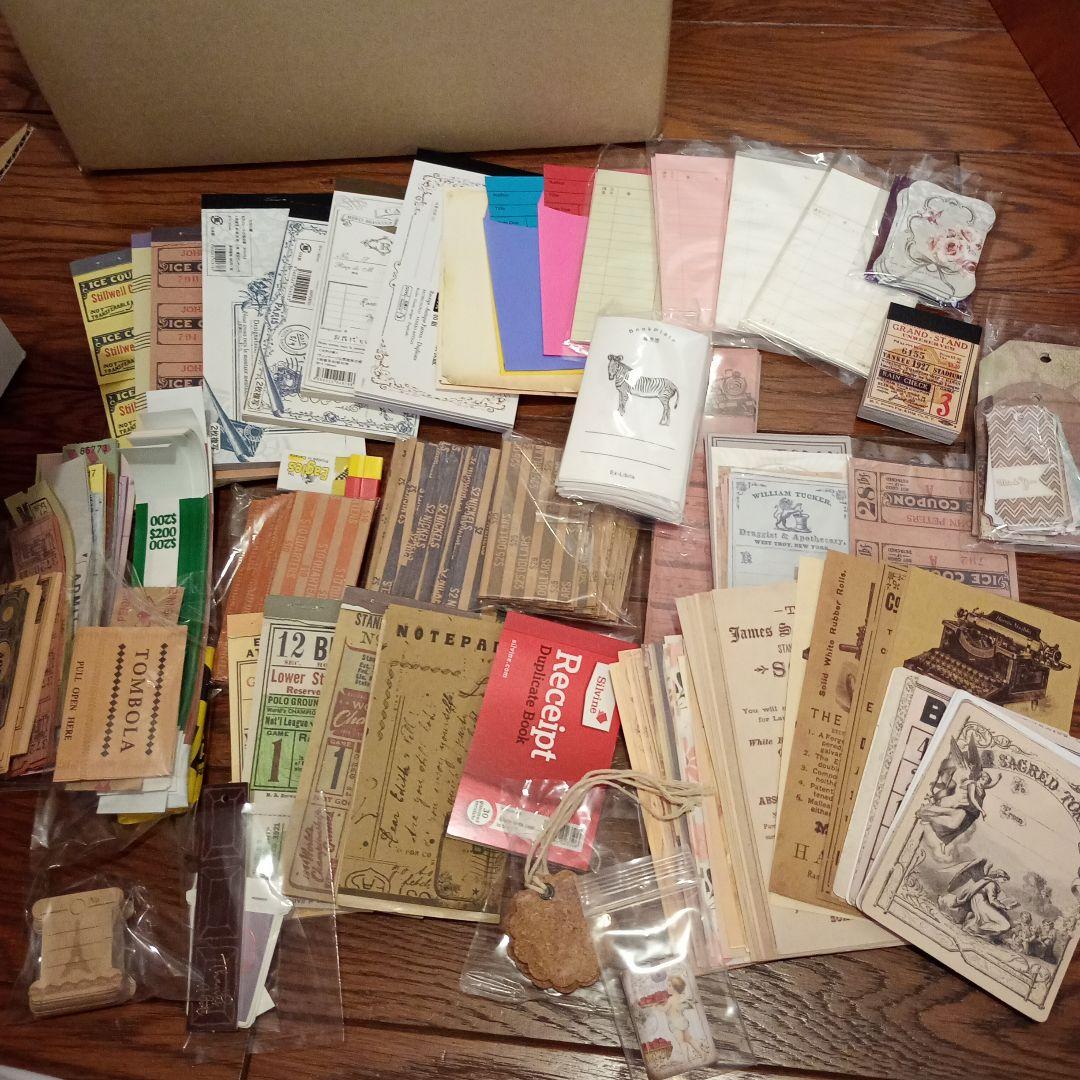 コラージュ材料・紙もの超大量セット（レトロ素材コレクション）