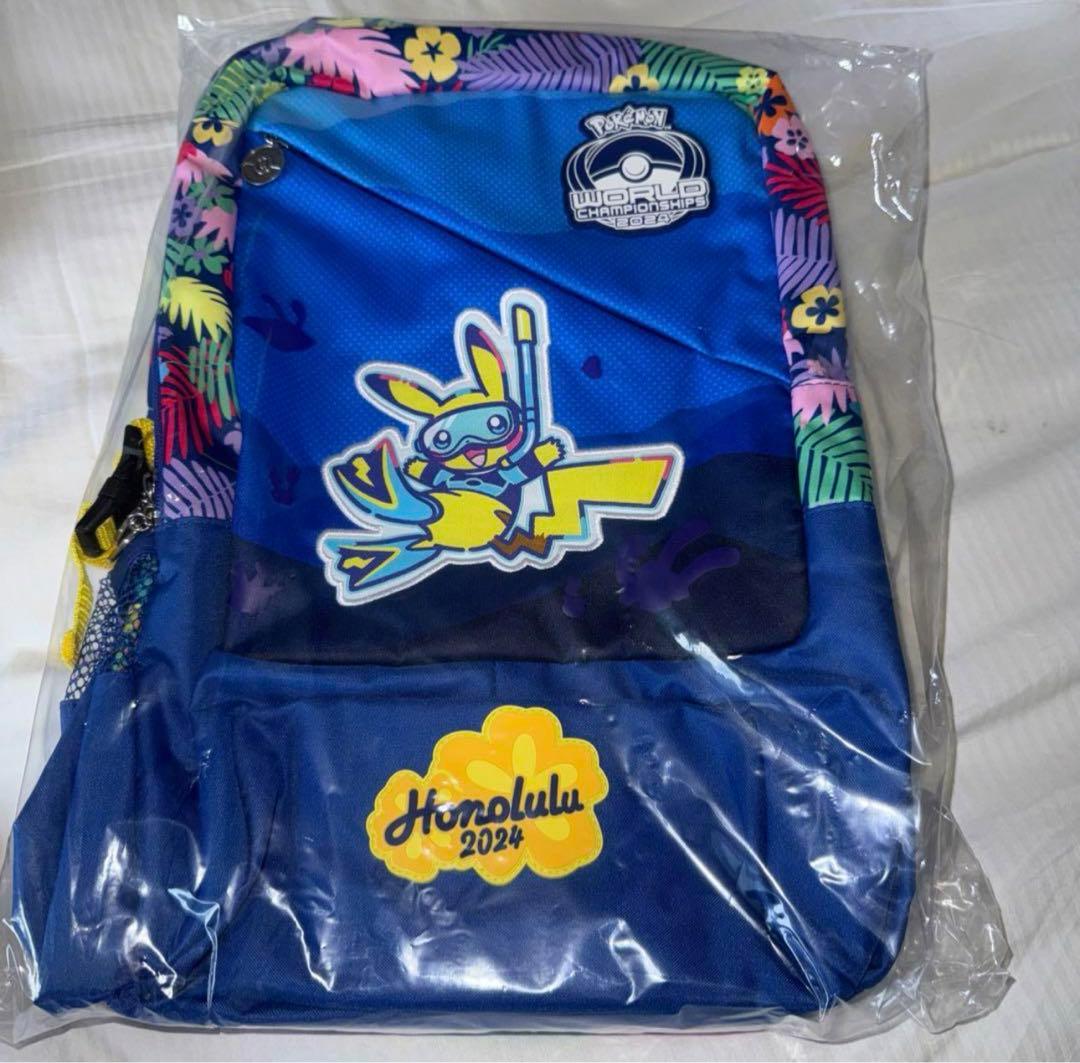 ポケモンWCS2024 ホノルルハワイ限定リュックピカチュウ