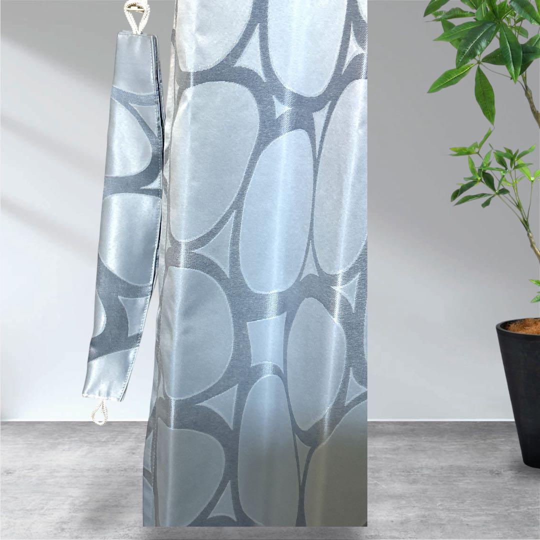 1級遮光、防音カーテン ／円形パターン 未使用品