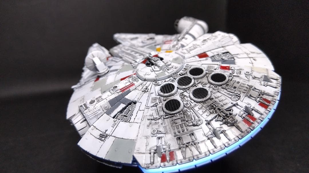 ミレニアムファルコン MF 電飾改修 完成品 ビークルモデル 1/350