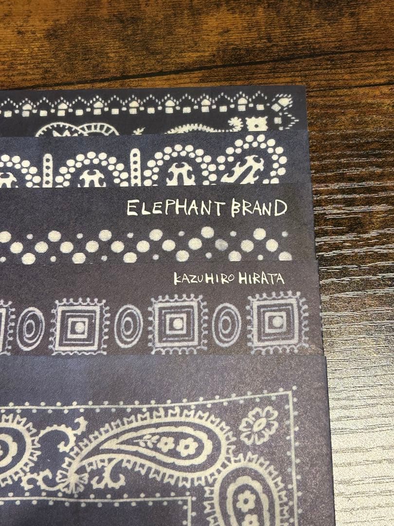絶版　Elephant brand バンダナ本