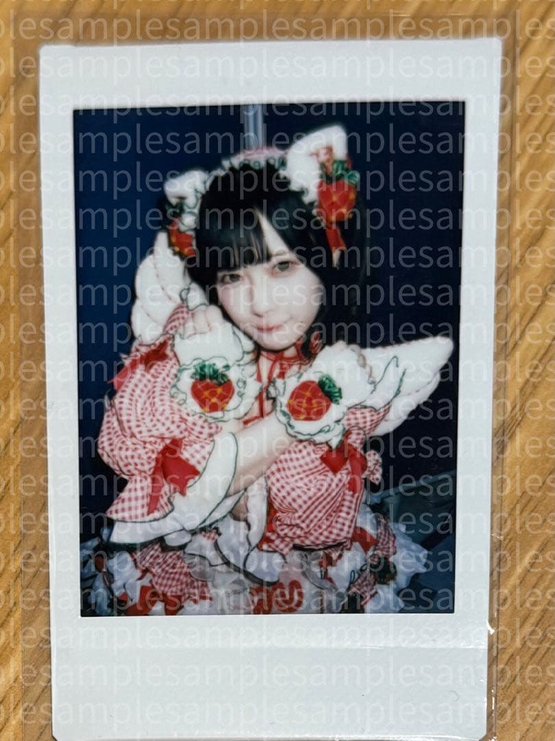 逃げ水あむ チェキ チームいちご