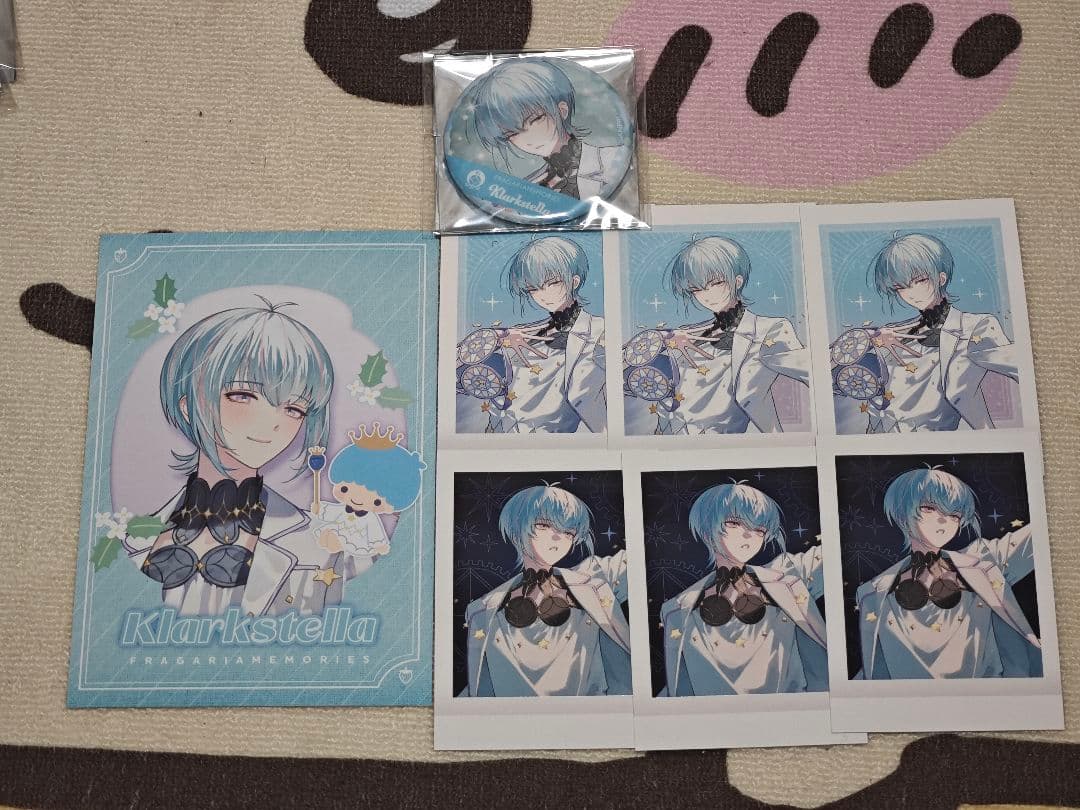 フラメモ クラークステラ 2024agf缶バッジ ぱしゃこれ 特典カード